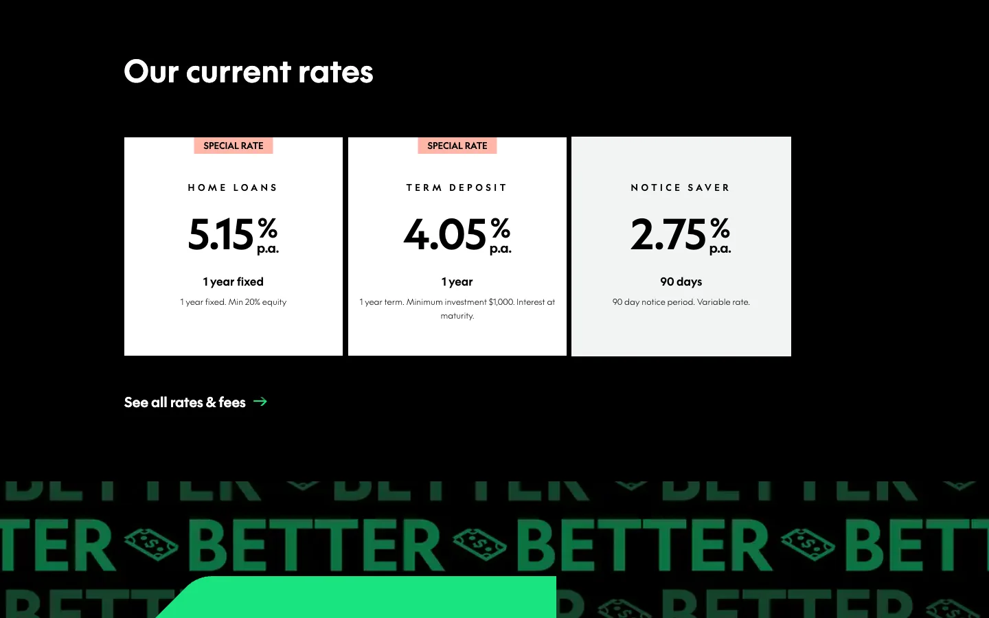 Kiwibank rates block: home loan 5.15%, term deposit 4.05%, notice saver 2.75%