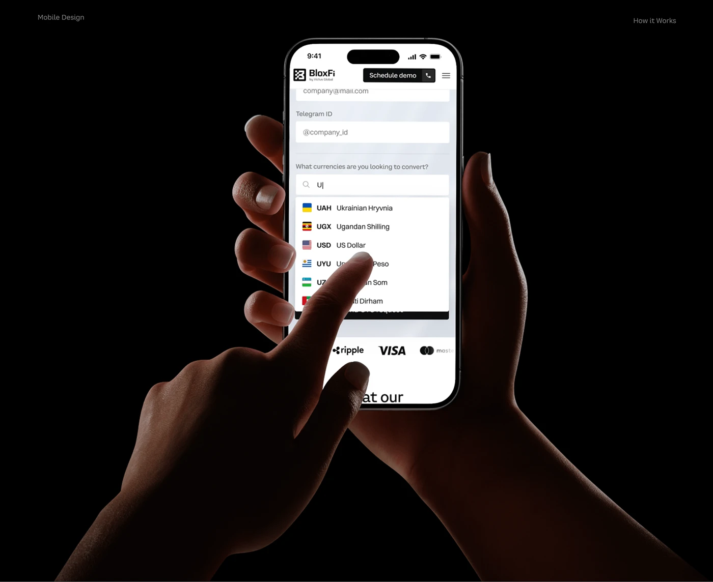 BloxFi on mobile