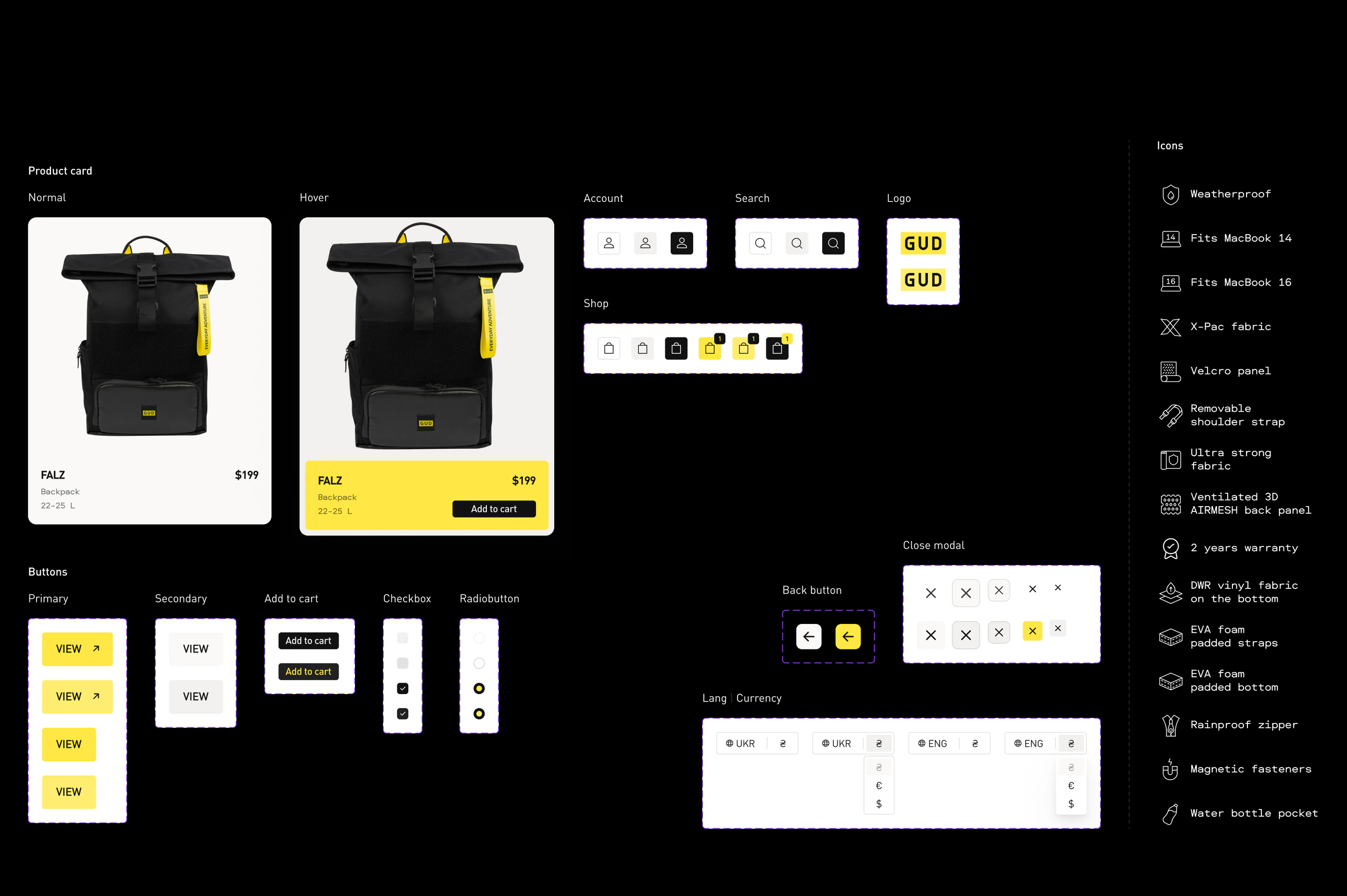 GUD UI kit
