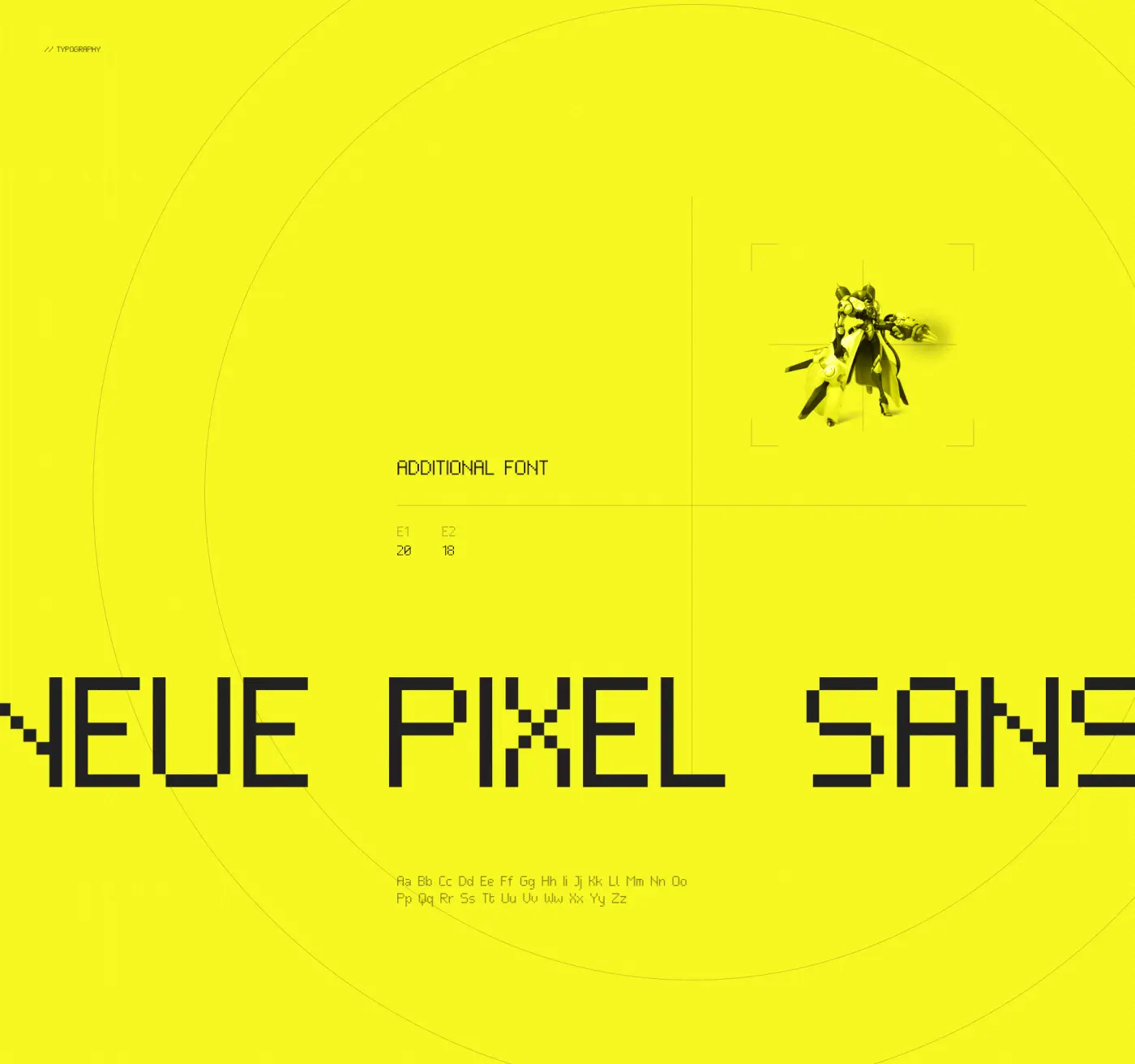 Nyan Heroes typography: Integral CF and Neue Pixel Sans