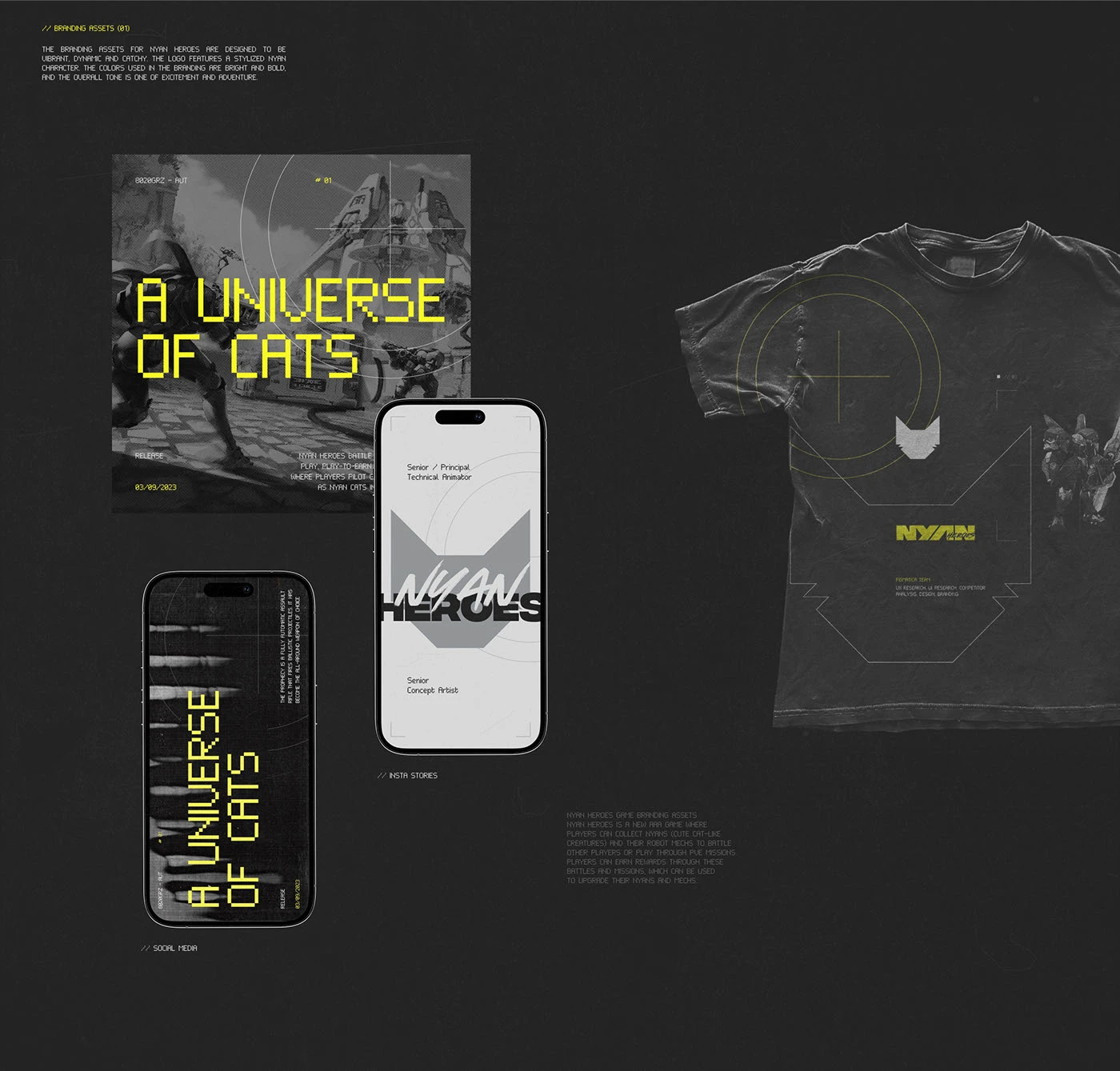 Nyan Heroes brand applications
