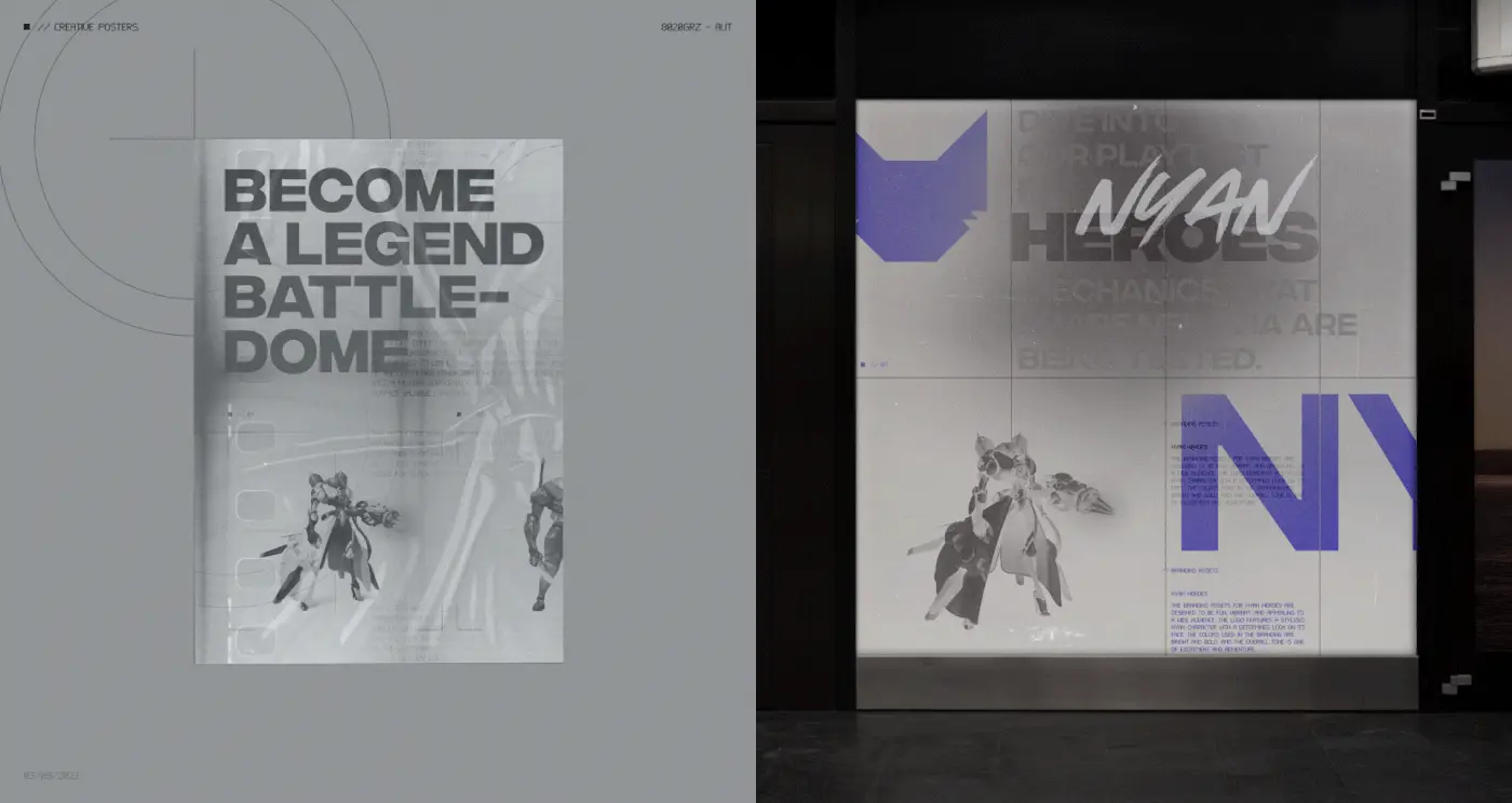 Nyan Heroes posters